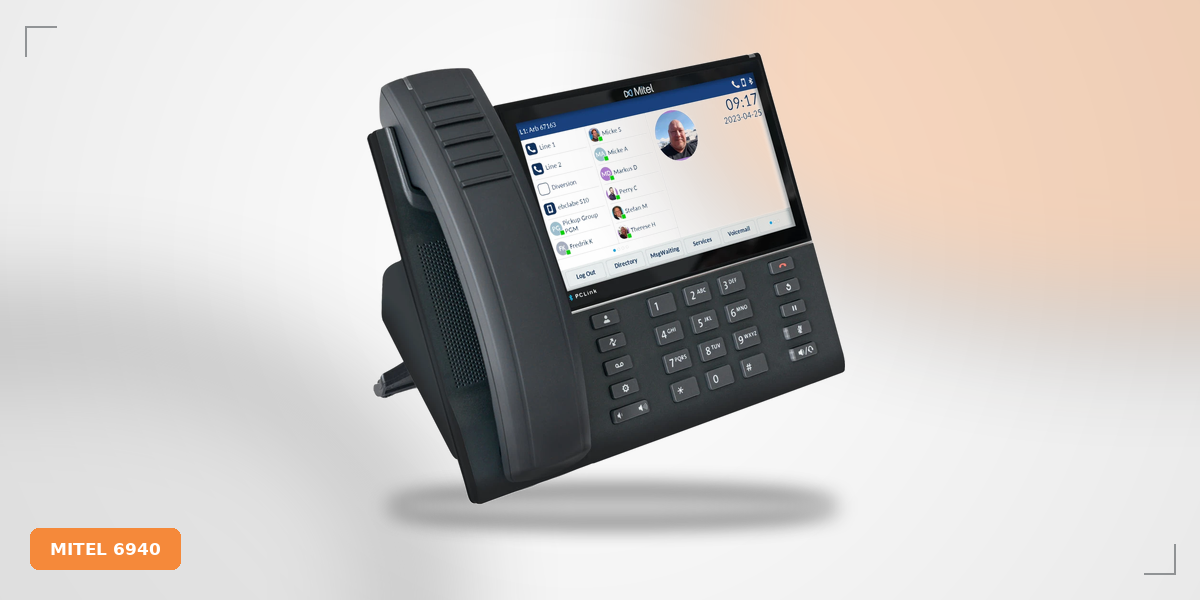 تلفن های IP رومیزی تحت شبکه Mitel سری 6900 مدل 6940/6940w