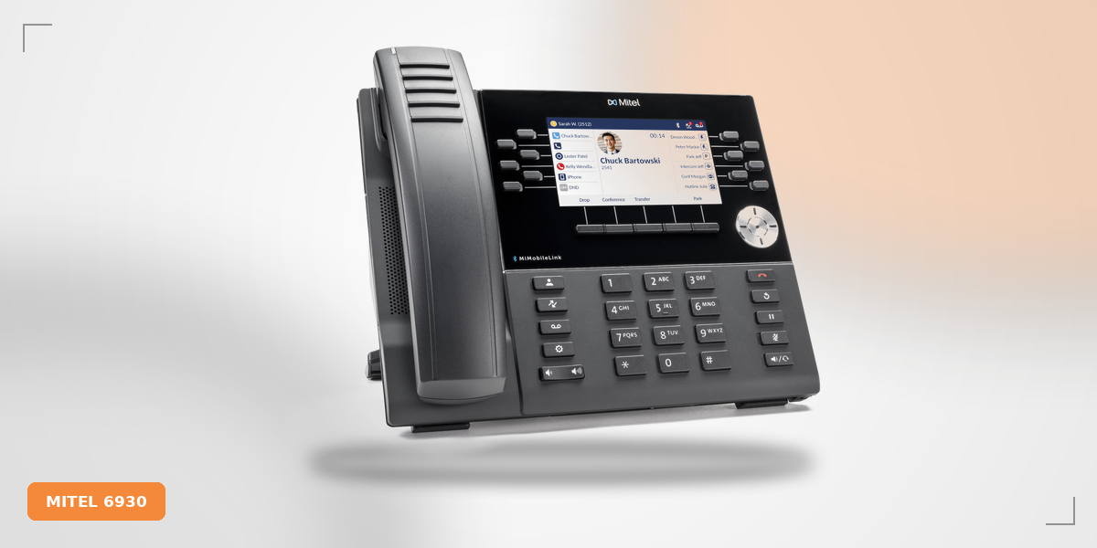 تلفن های IP رومیزی تحت شبکه مایتل سری 6900 مدل 6930/6930w