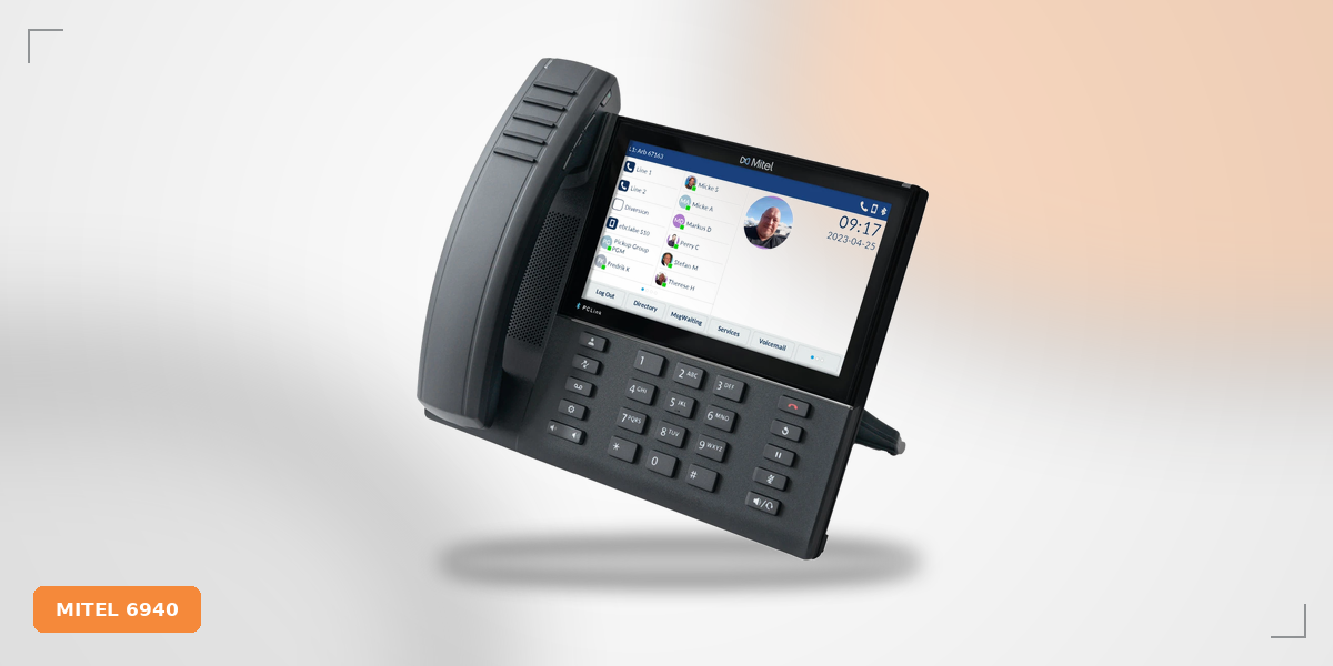 تلفن های IP رومیزی تحت شبکه Mitel سری 6900 مدل 6940/6940w