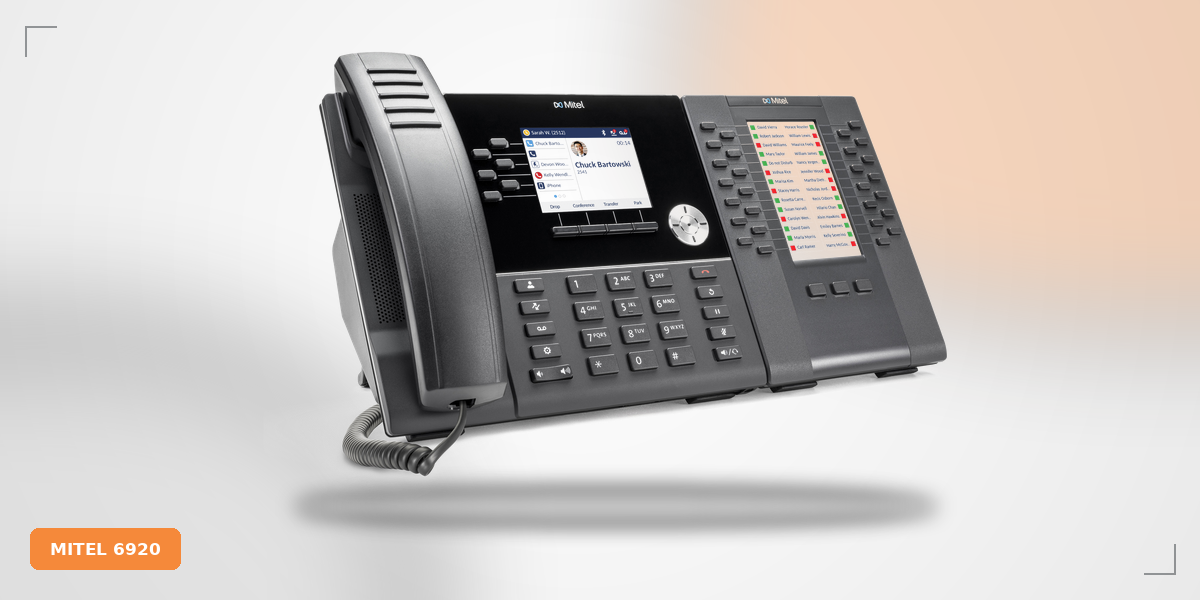 تلفن های رومیزی تحت شبکه مایتل سری 6900 مدل 6920/6920w