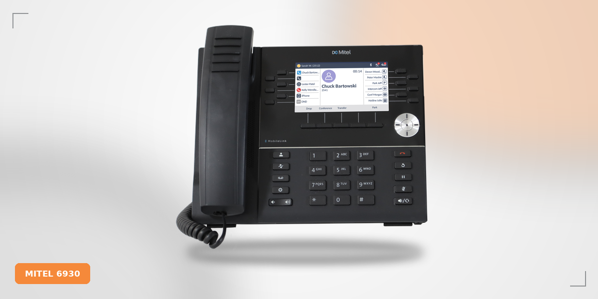 تلفن های IP رومیزی تحت شبکه مایتل سری 6900 مدل 6930/6930w